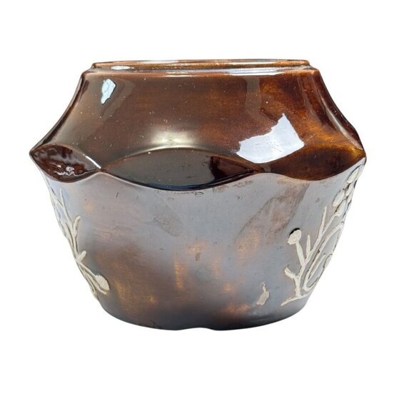 Unique 1979 Vintage Artist-Signed by Rebecca Ceramic Octagonal Jar 5.9" Tall - Picture 4 of 11